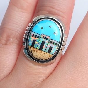 Opal Inlay Ring